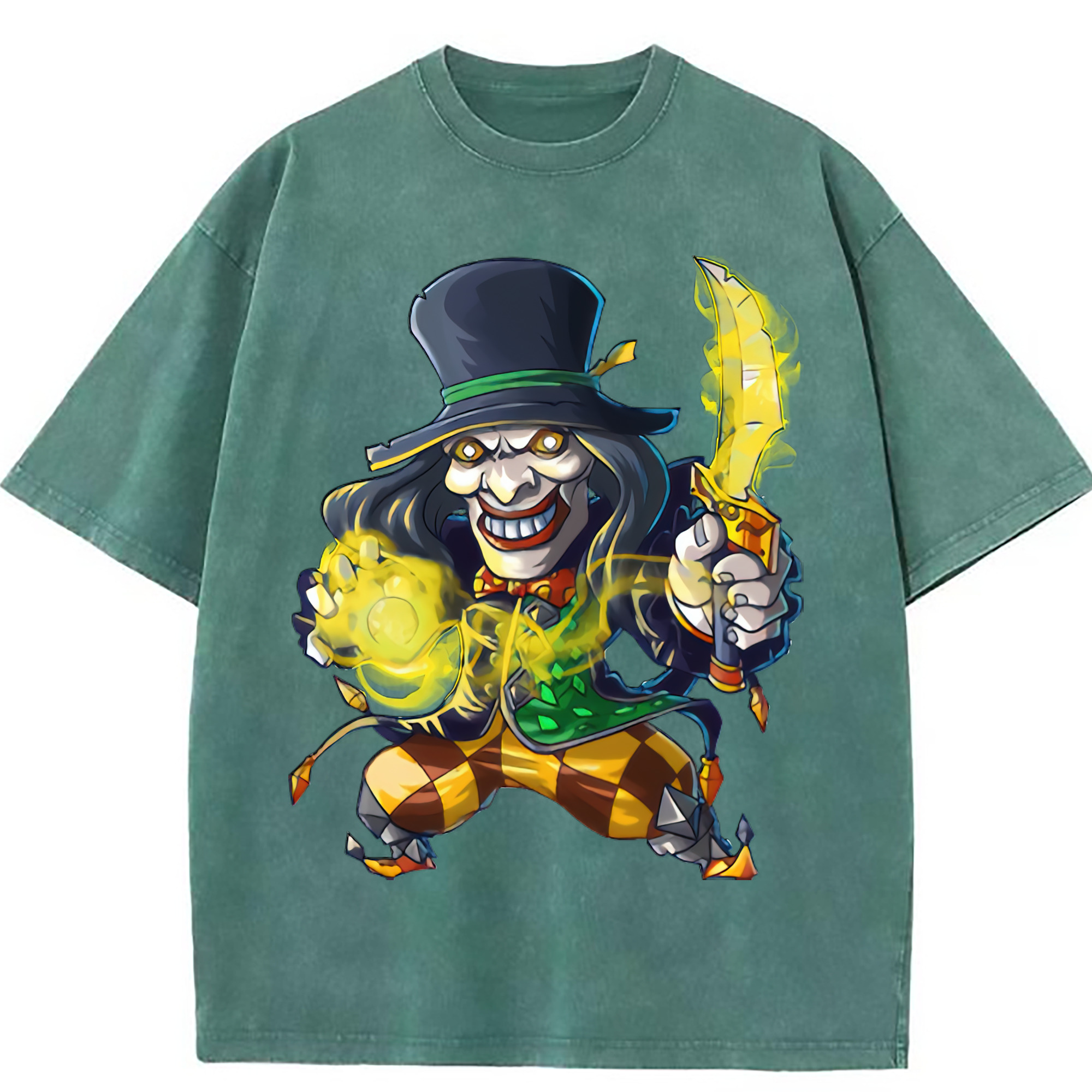 （画像用） リーグ・オブ・レジェンド League of Legends LOL 綿100% ヴィンテージ風 半袖Tシャツ（フロントプリント）